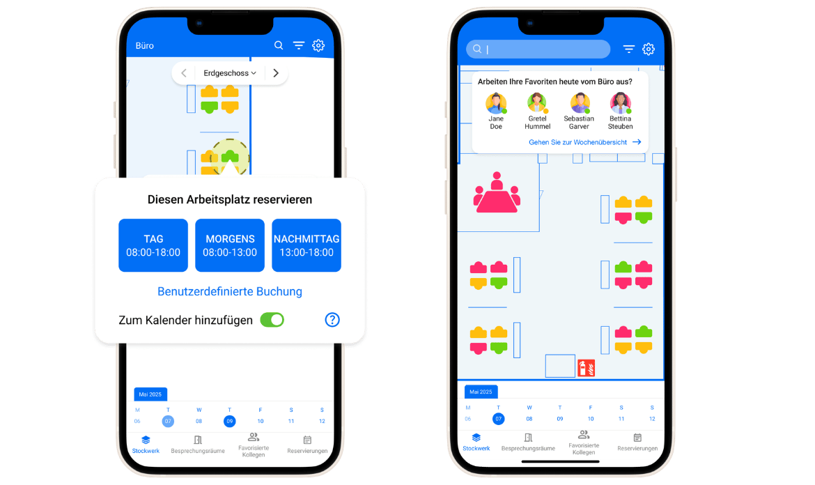 Flexwhere auf mobilen Geräten