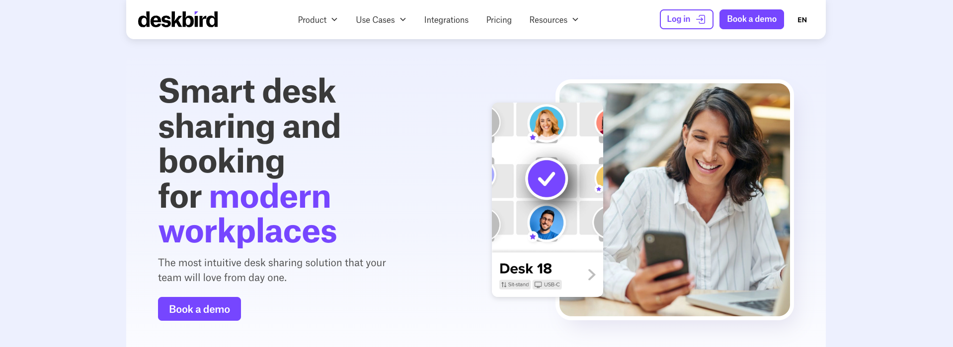 deskbird desksharing tool