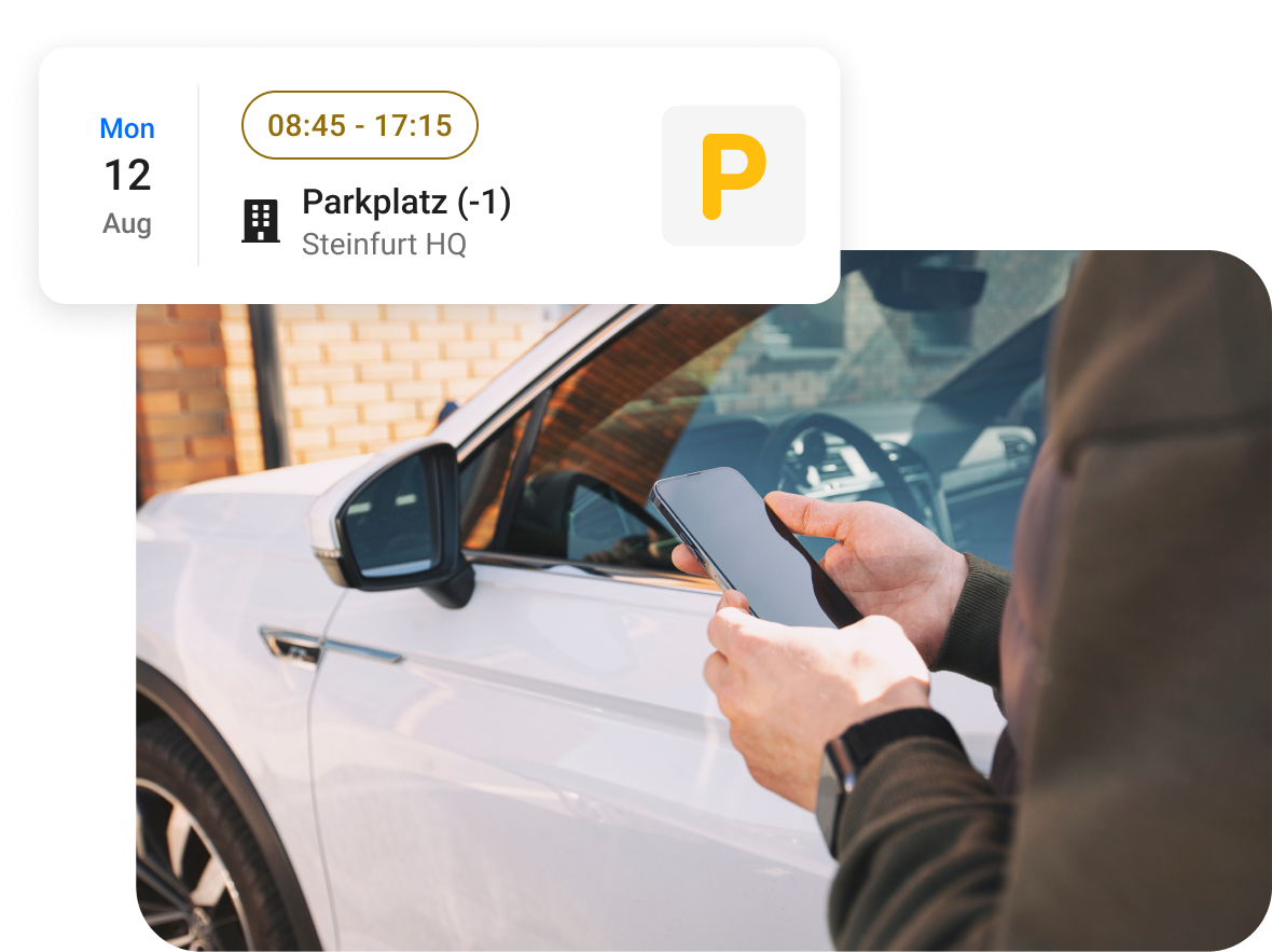 Parkplatz reservieren mit wenigen Klicks