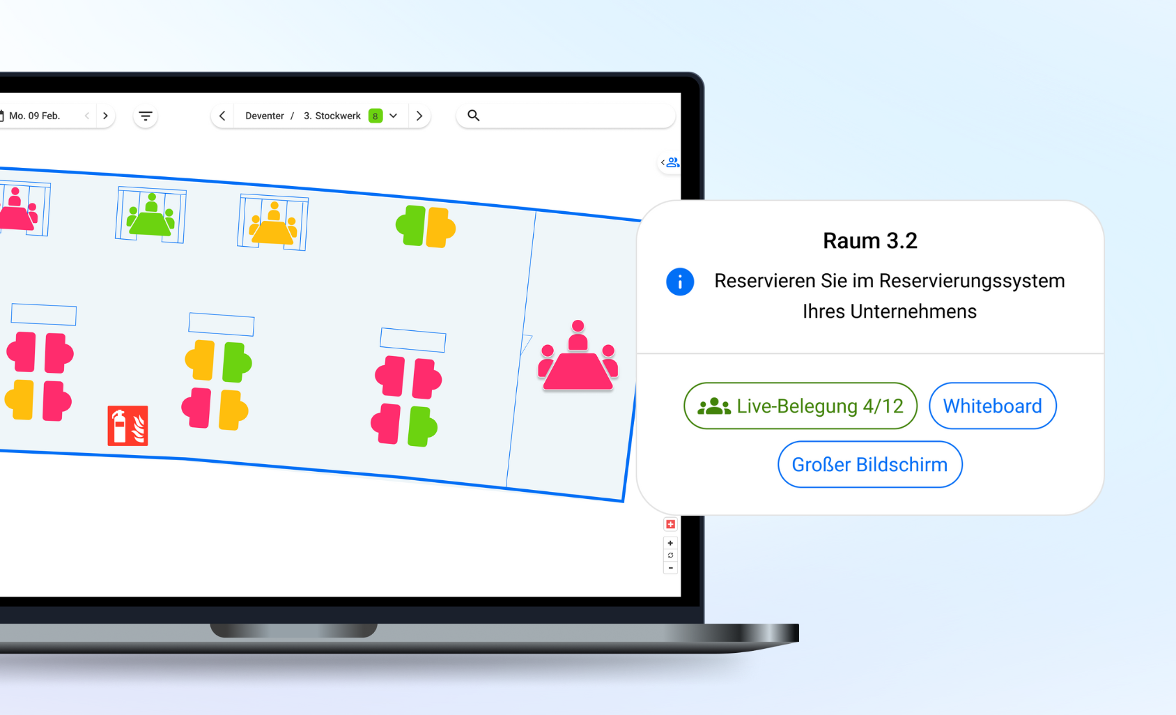 Treffen Sie intelligentere Entscheidungen bei Besprechungsräumen mit Echtzeit-Einblicken